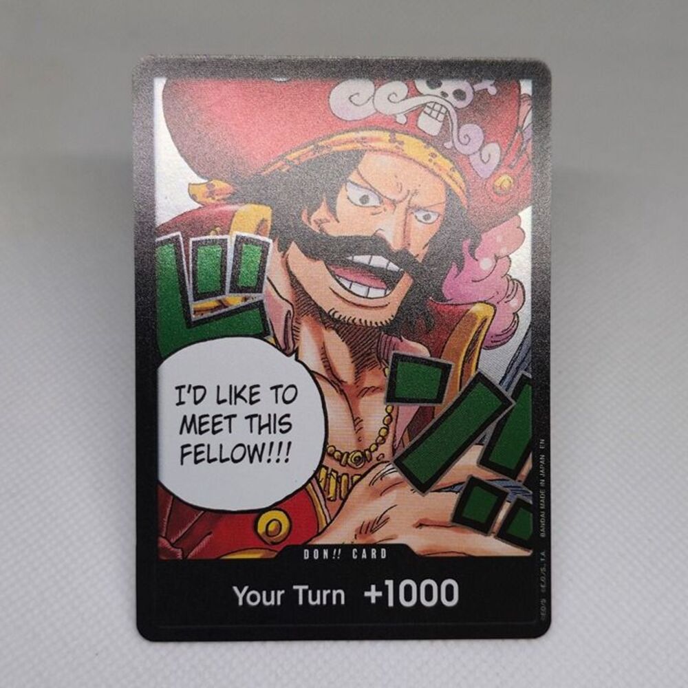 DON!! Card OP13 alternate holo One Piece